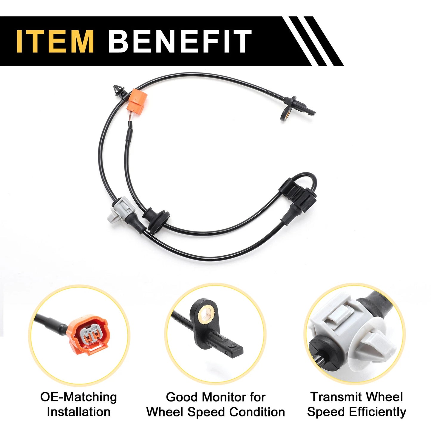 ABS Wheel Speed Sensor No. 57455SJCA01/5S7544 for Honda Ridgeline (2006–2014)