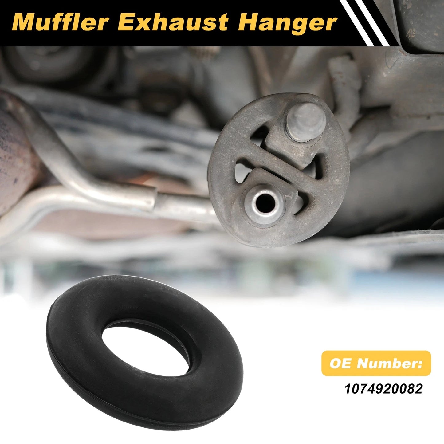 Muffler Exhaust Hanger for Mercedes-Benz 450SLC (1973–1980) 1074920082 Rubber