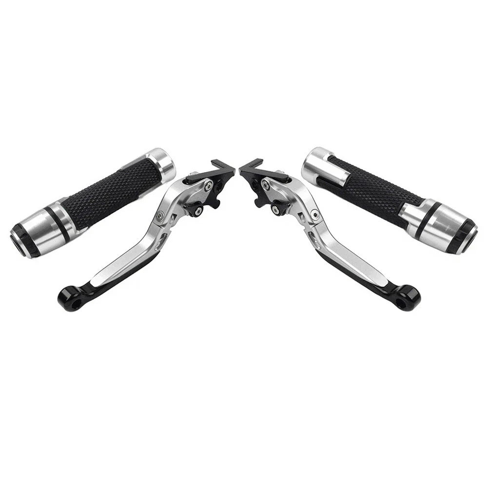 Folding Extendable Brake Clutch Levers & Handlebar Grips for Suzuki TL1000R (1998-2003)