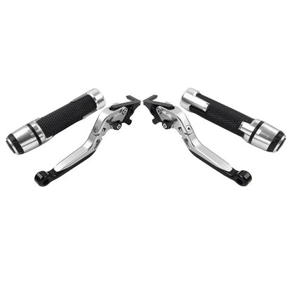 Folding Extendable Brake Clutch Levers & Handlebar Grips for Suzuki TL1000R (1998-2003)