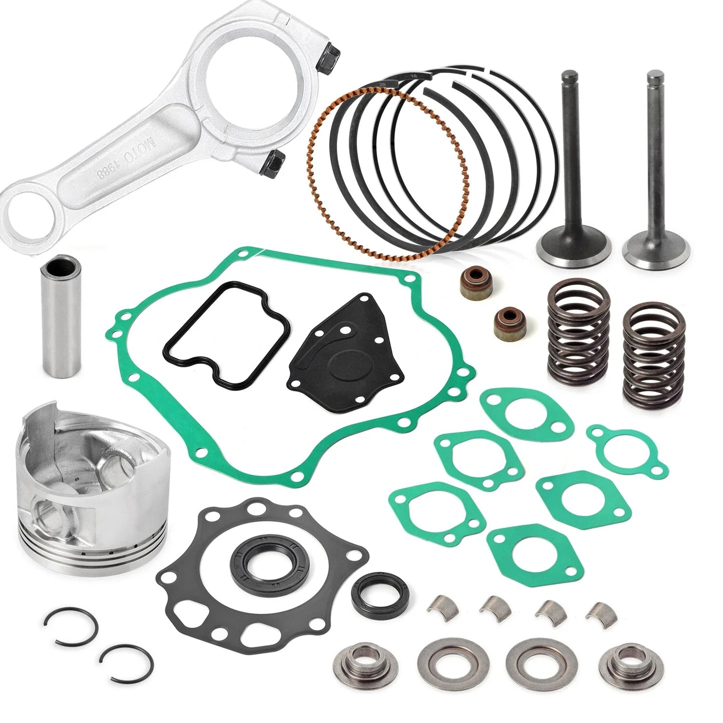 STD Piston Valve Gasket Connecting Rod for Club Car DS Precedent FE290 (1992–2008)