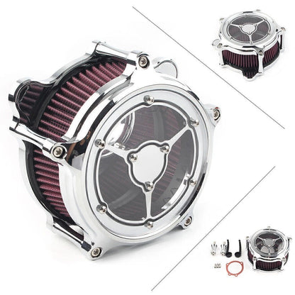 Turbine Spike Air Intake Filter Cleaner for Harley Road Glide FLTR (2008–2016)