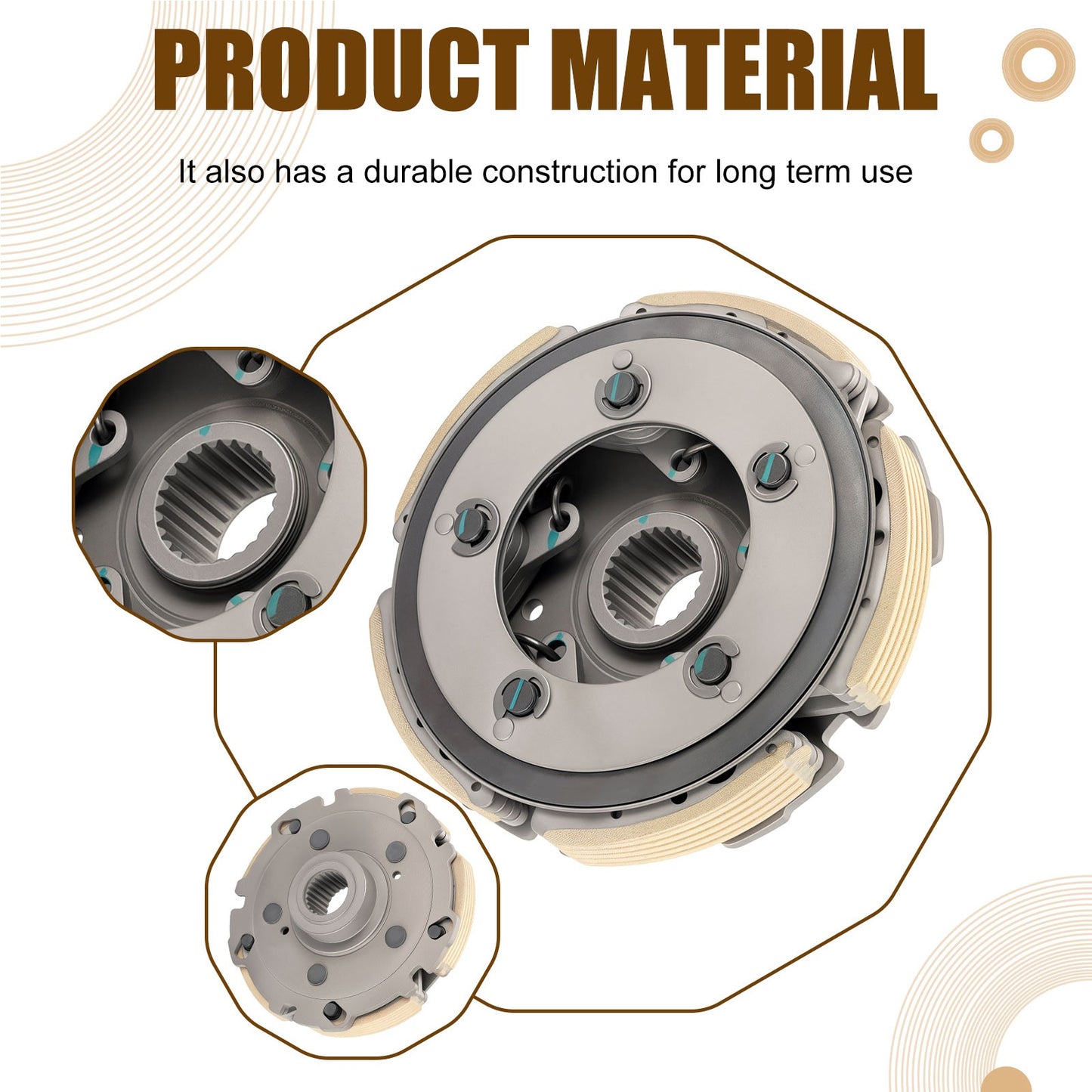 Wet Clutch Centrifugal Carrier Assembly for Honda Fourtrax 300 (1988–2000)