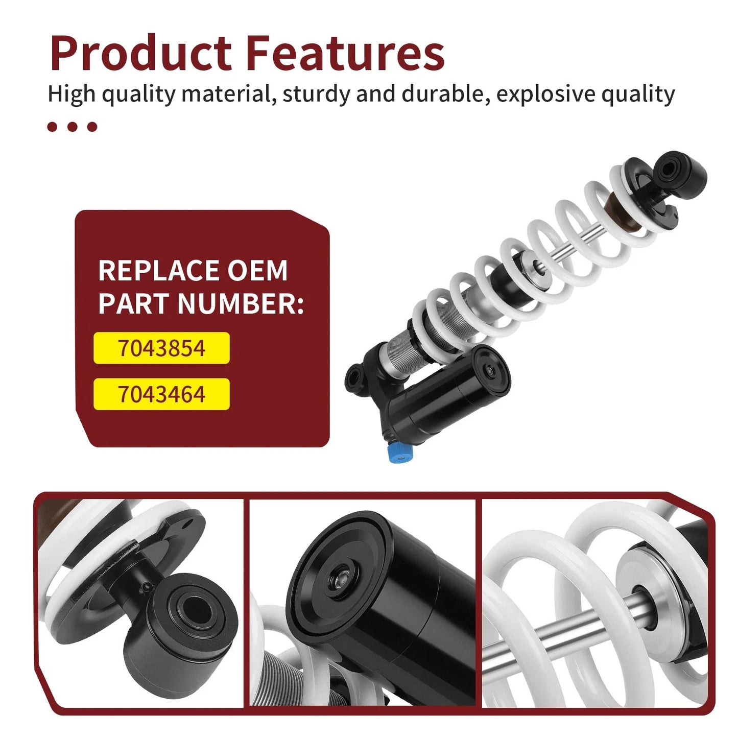 Right Front Air Shock Absorber for Polaris Scrambler 850 (2013–2023)