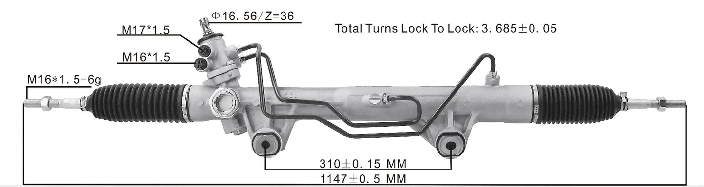 Power Steering Rack for Mitsubishi Pajero Sport (2015–2020)