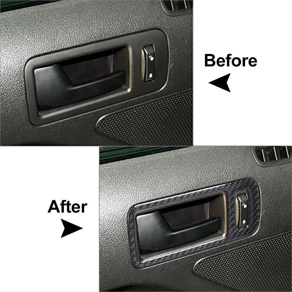 Interior Door Handle Bowl Trim Covers for Ford Mustang (2009-2013)