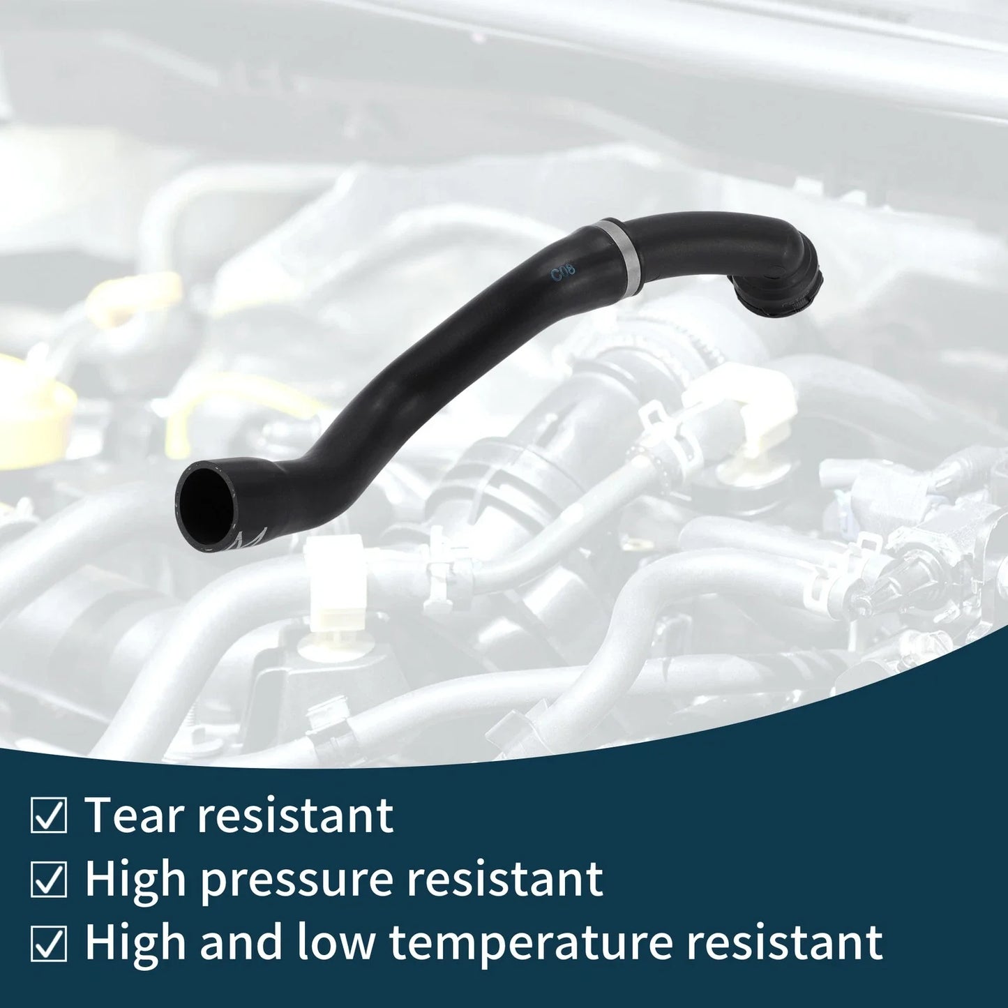 Radiator Hose for Porsche Cayenne 2003-2006 Upper Hose (2003-2006)