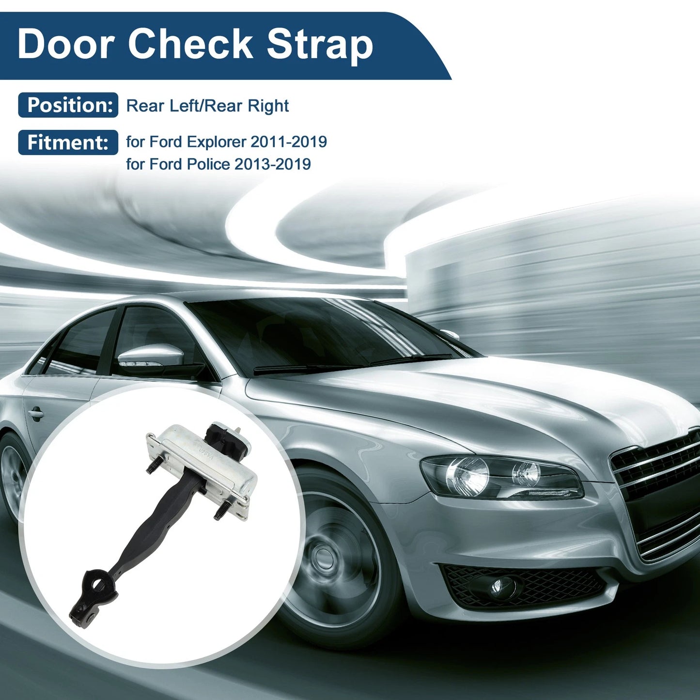 Door Check Strap for Ford Police Interceptor Utility 3.5L (2013–2019) No.BB5Z7827204A