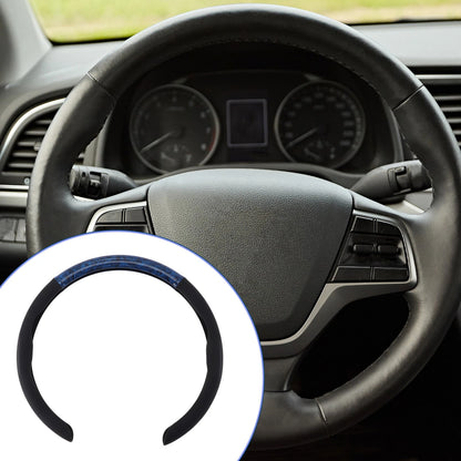 Steering Wheel Cover for Car 14.96" Light Blue Mahogany (Fits Various Models)