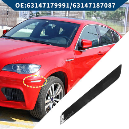 Front Left Bumper Reflector for BMW X6 Black (2008-2014)