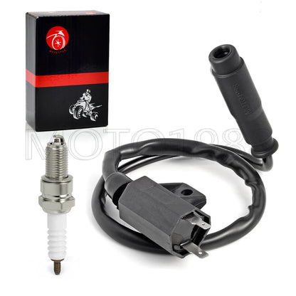Ignition Coil Spark Plug Cap for Kawasaki Bayou 400 (1993–1999)