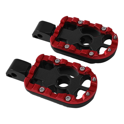 Foot Pegs for Harley Softail Fat Bob Black Red (2018-2024)