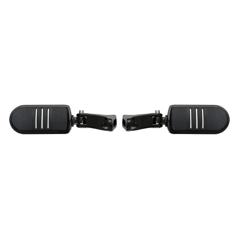 Black Rear Passenger Footpeg Mini Mount for Harley Street Glide (1993-2025)