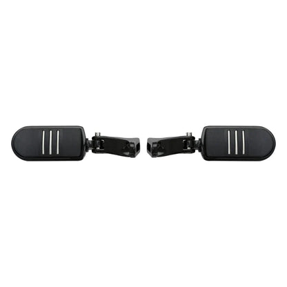 Black Rear Passenger Footpeg Mini Mount for Harley Street Glide (1993-2025)