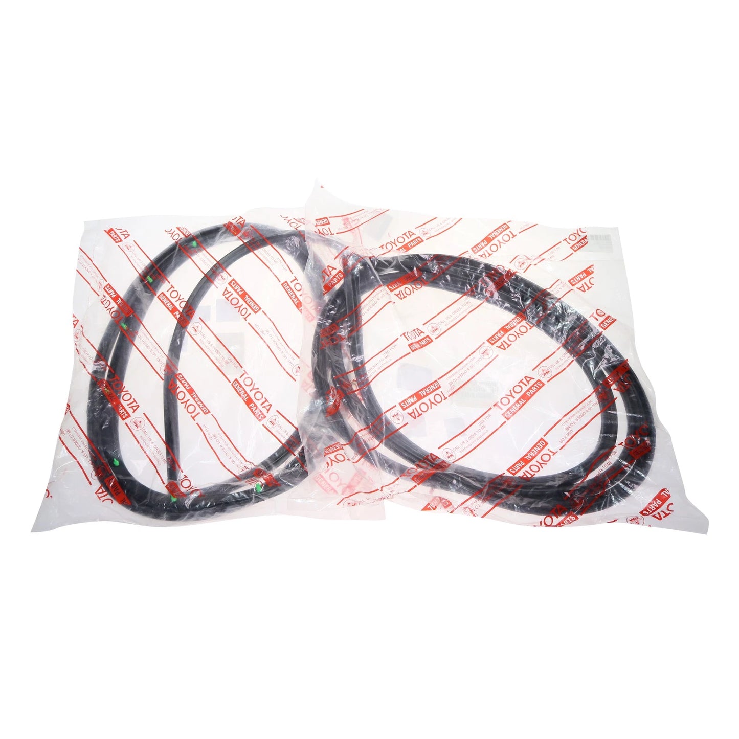 Set of 2 Front Door Weatherstrip Seals for Toyota Crown (1967–1971)