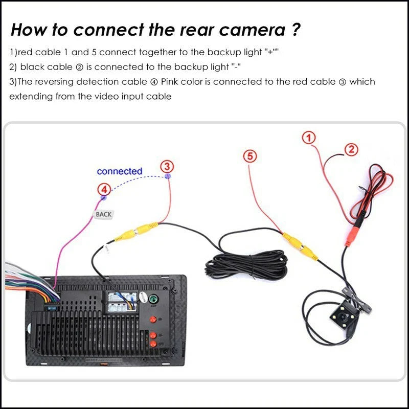 Car Reverse Rear View Backup Camera for Lexus CT200h (2011–2014)