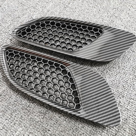 2X Carbon Fiber Bonnet Vent Hood for BMW E90 E91 E92 E93 (2007–2013)