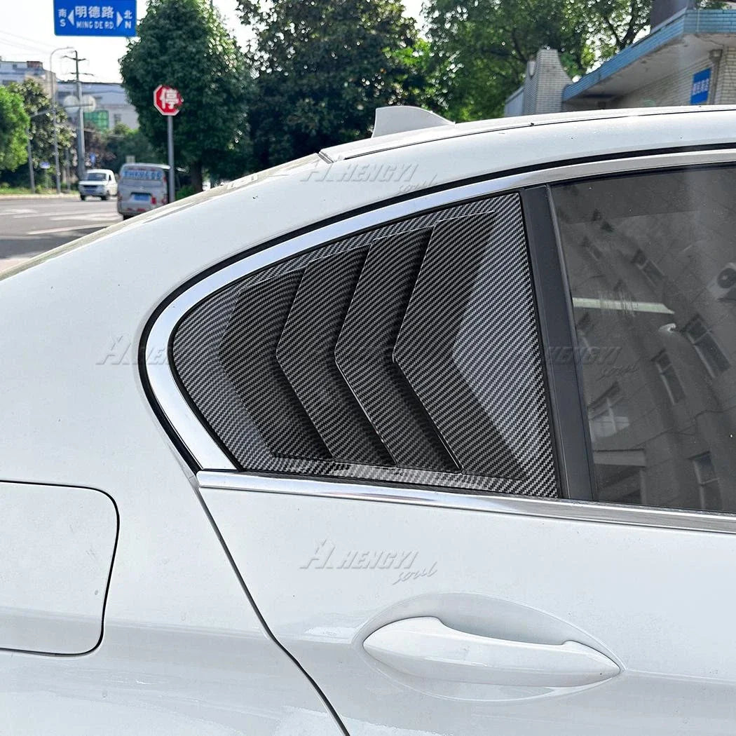 Rear Window Louver Vent Covers for BMW 5-Series (2011–2017)