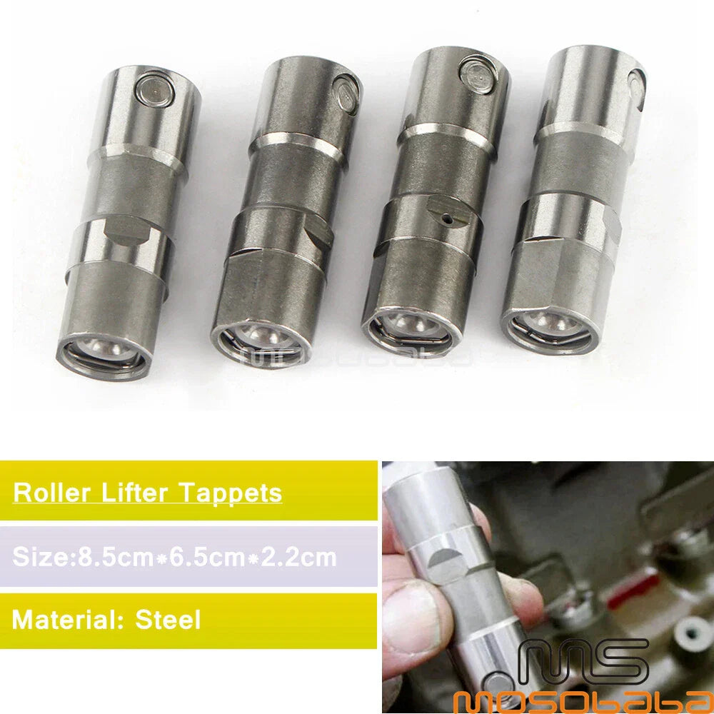 4 Pcs Hydraulic Roller Lifters for Harley Dyna, Blackline, Breakout (2012-2023)