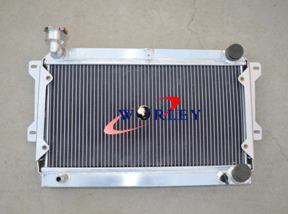 3 Rows Aluminum Radiator for Mazda R100 Familia Rotary 1000-1300 (1970-1978)