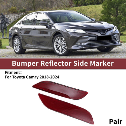 1 Pair Rear Bumper Reflectors for Toyota Camry (No. 8191006080)