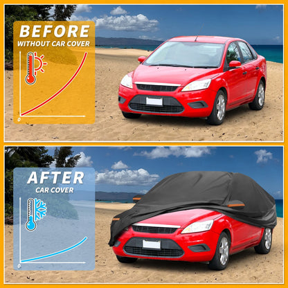 Car Cover Waterproof All Weather for Ford Focus Sedan (2012–2018)