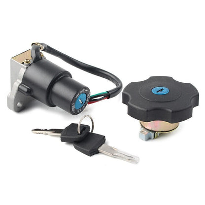 Ignition Switch & Fuel Gas Cap Key Set for Yamaha XT600 TW200 XT225 (1980–2023)