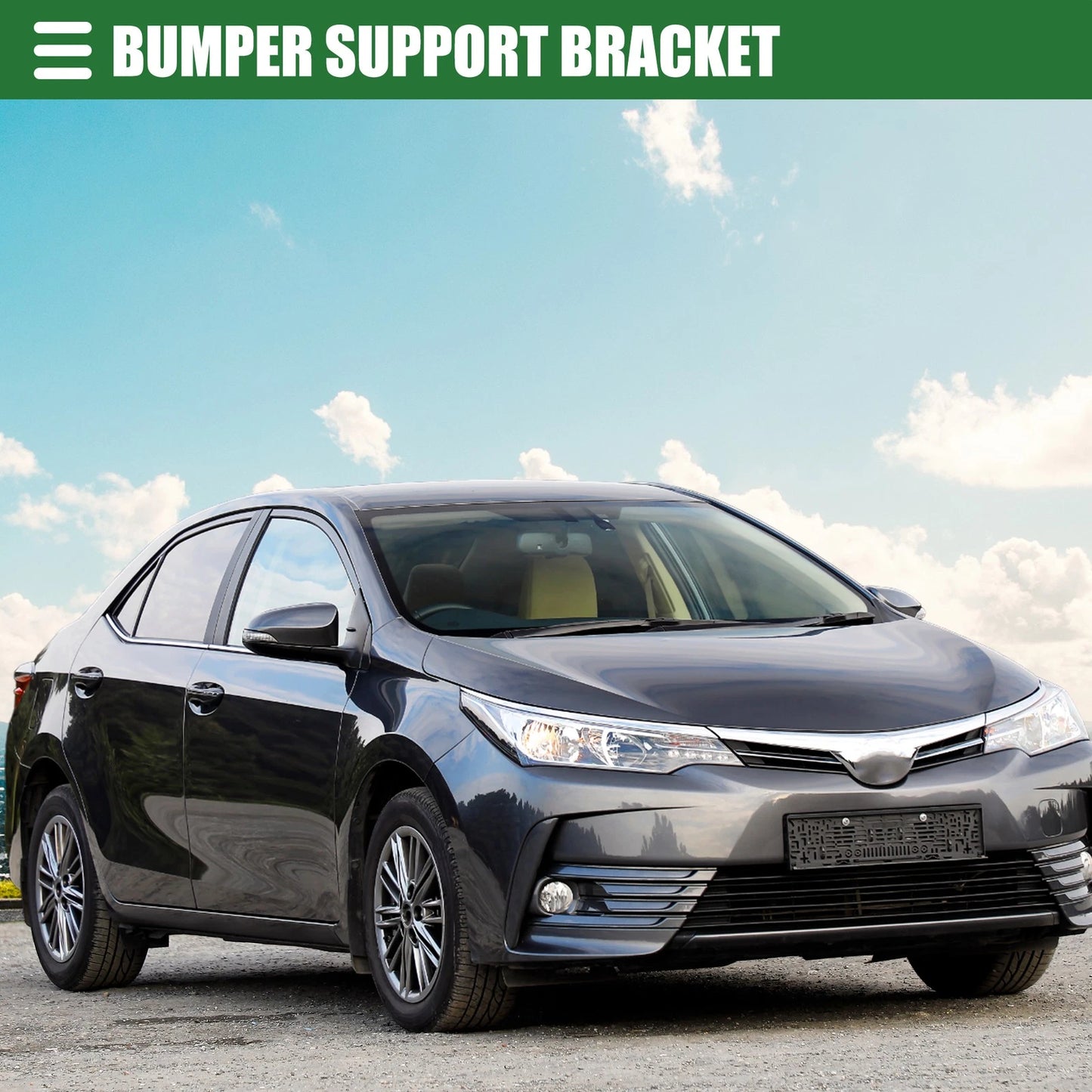 Front Left Bumper Support Bracket for Toyota Corolla (2014–2016) No.5211602240