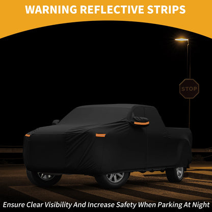 Waterproof Car Cover for Toyota Tacoma (190T-PU, Black)