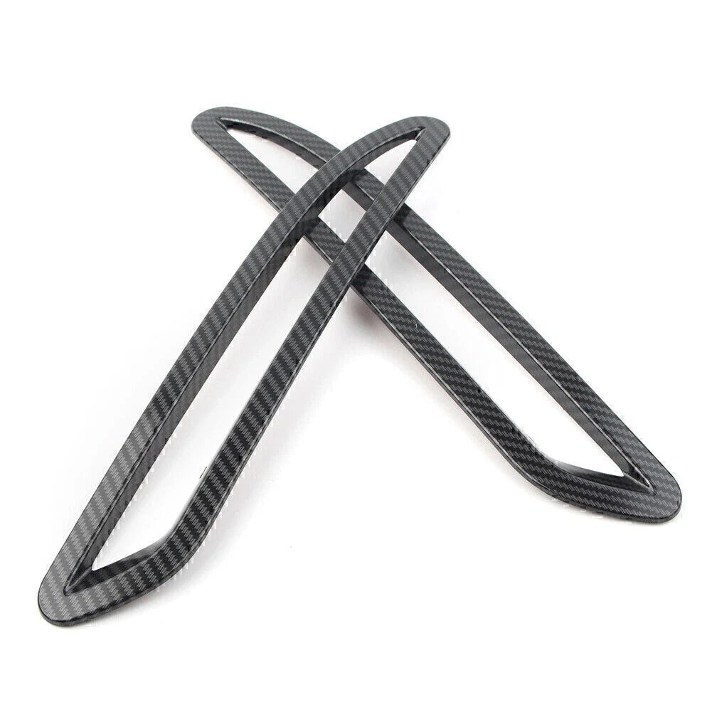Rear Fog Light Cover Trims Carbon Look for Mercedes-Benz A-Class A220 (19-20)