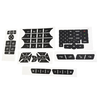 Button Stickers Front Radio Repair Steering Steel for Car