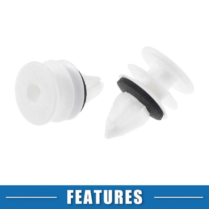 30 x Door Panel Clips for Chevrolet - Plastic White