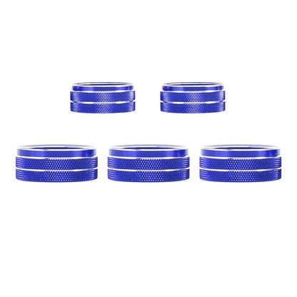 5 x Car Air Conditioner Volume Switch Knob Cover Rings for Honda (2016-2023)