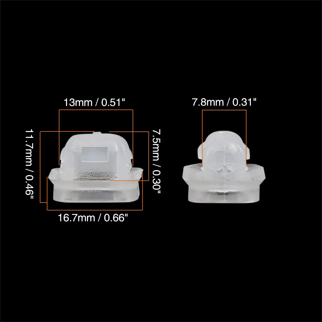 20pcs Plastic White Retainer Clips for BMW E46 E90 E91 E92 320i 323i