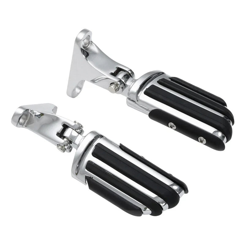 Chrome Passenger Footpeg Pegs for Harley CVO Street Road Glide (1993-2025)