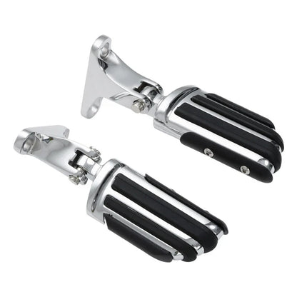Chrome Passenger Footpeg Pegs for Harley CVO Street Road Glide (1993-2025)