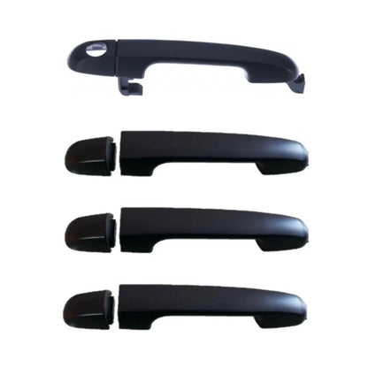 Set of 4 Exterior Door Handles for Hyundai i20 PB (2009–2015) Black