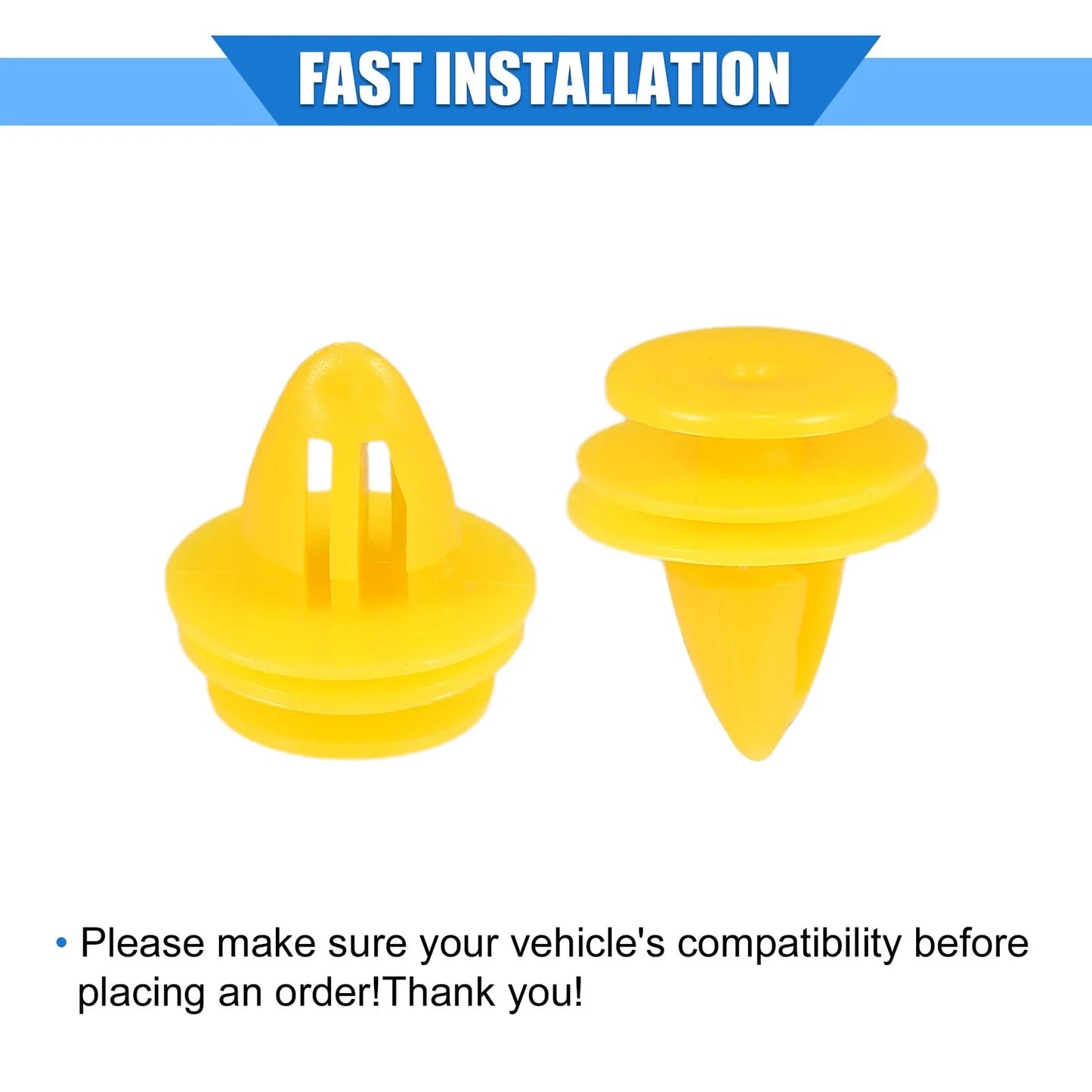 10 x Door Trim Panel Retainer Clips for Chevrolet Aveo (2004-2011)