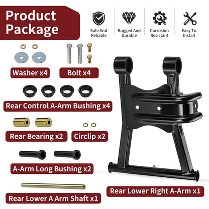 Rear Lower Right A-Arm with Bushing for Polaris Sportsman (2000–2023)