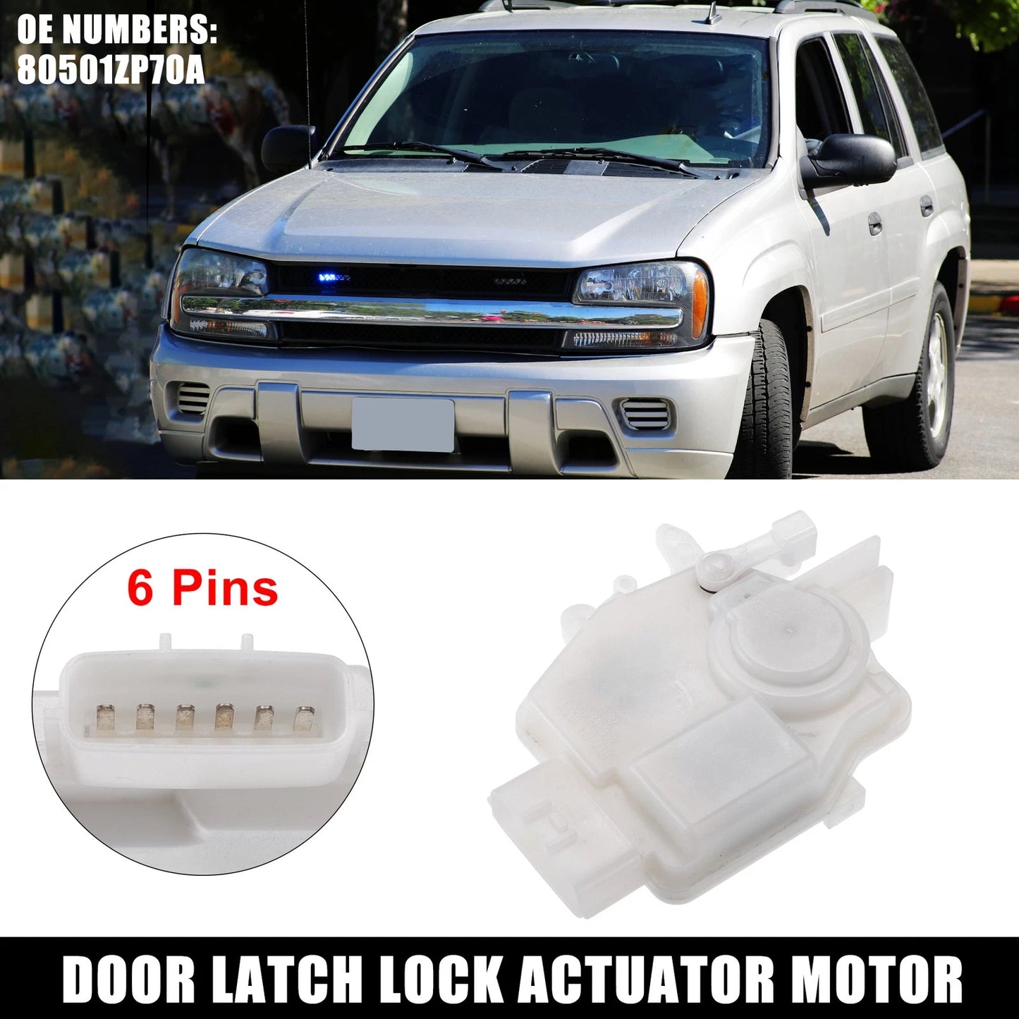 Front Left Door Latch Lock Actuator Motor for Nissan Frontier (No. 80501ZP70A)