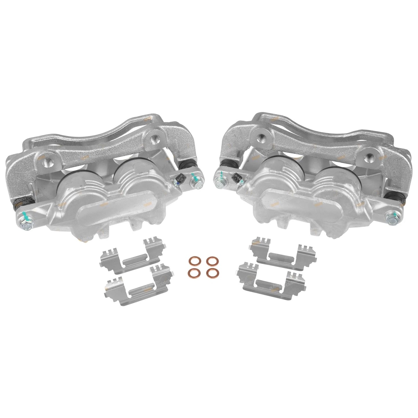 Set of 2 Front Disc Brake Caliper Assemblies for Ford Territory (2004–2016)