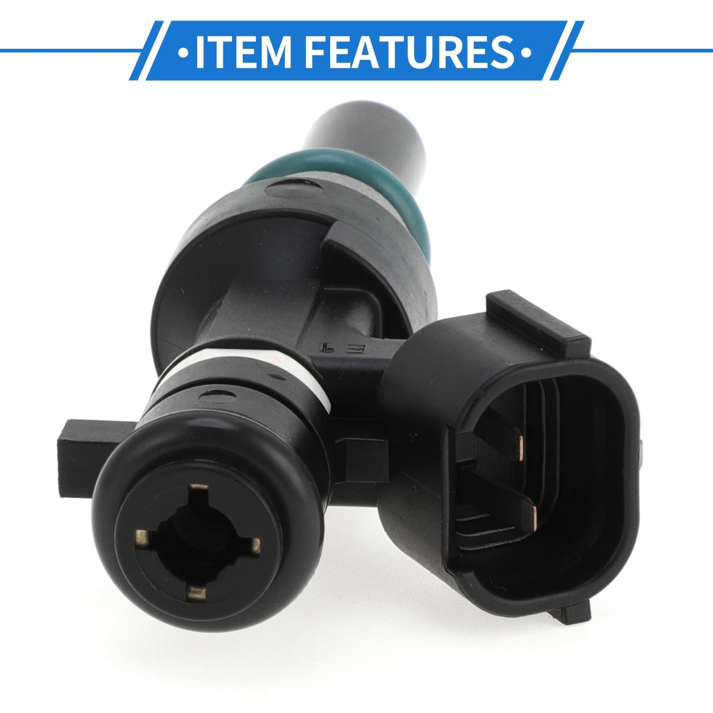 Fuel Injector No. 16600-1HC0A for Nissan Note E12 (2013) 1 Pc Black