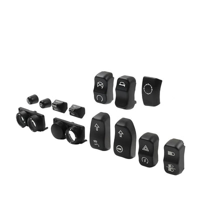 Hand Control Switch Housing Button Cover for Harley Touring FLHTC FLHX (14-23)