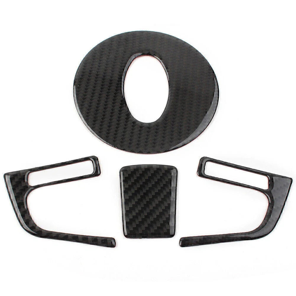 4 Pcs Carbon Fiber Steering Wheel Covers for Subaru Forester (2013-2018)