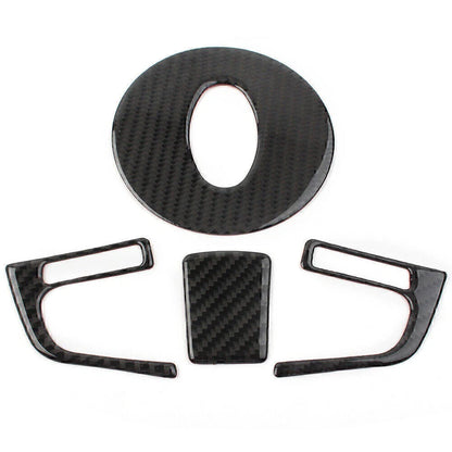 4 Pcs Carbon Fiber Steering Wheel Covers for Subaru Forester (2013-2018)