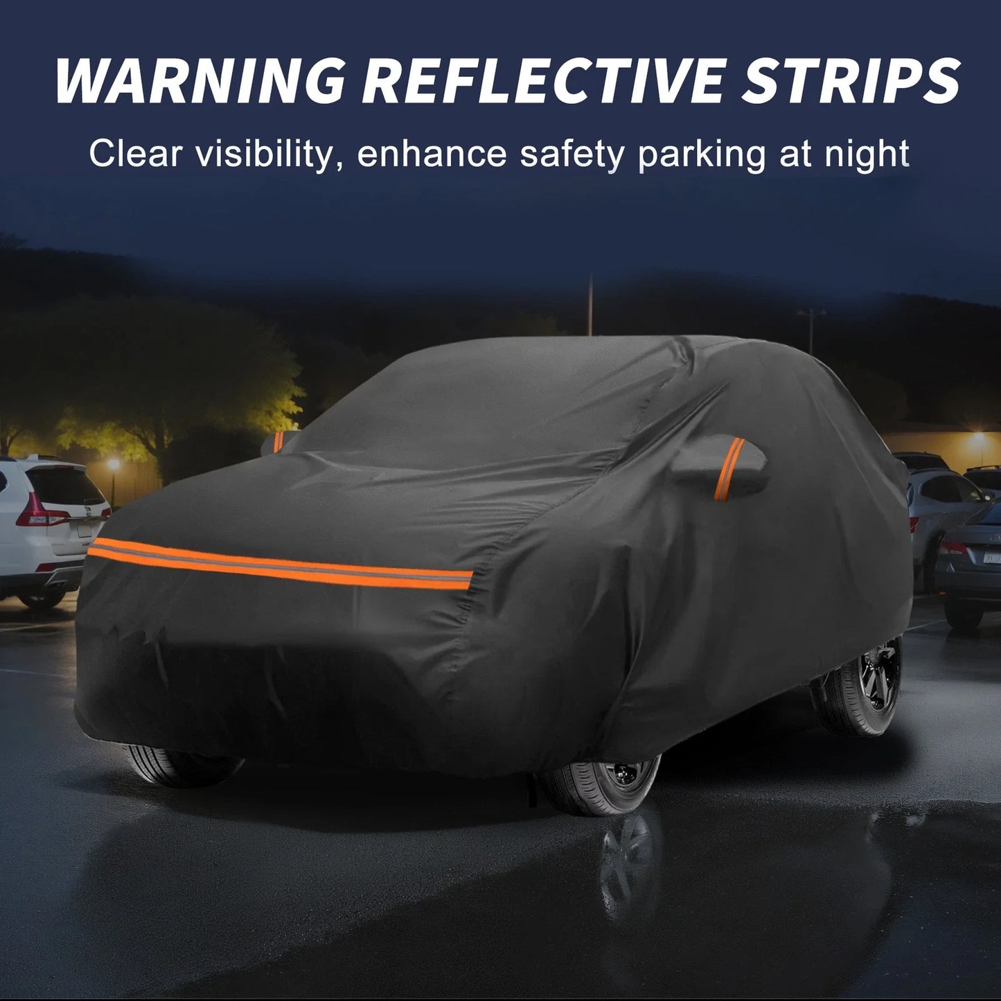 Waterproof PEVA Car Cover for Mercedes-Benz GLC 2015-2023 with Zipper