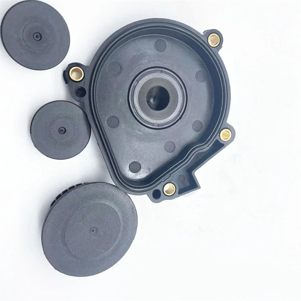 Oil Separator Crankcase Vent Valve Breather Cover & Plug for Benz