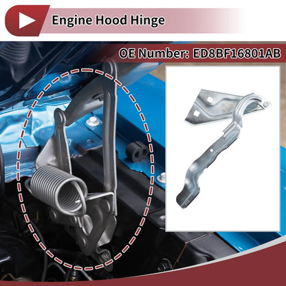 Hood Hinge for Ford Escape (2015–2018) Left Side, Part Number: 1 pcs