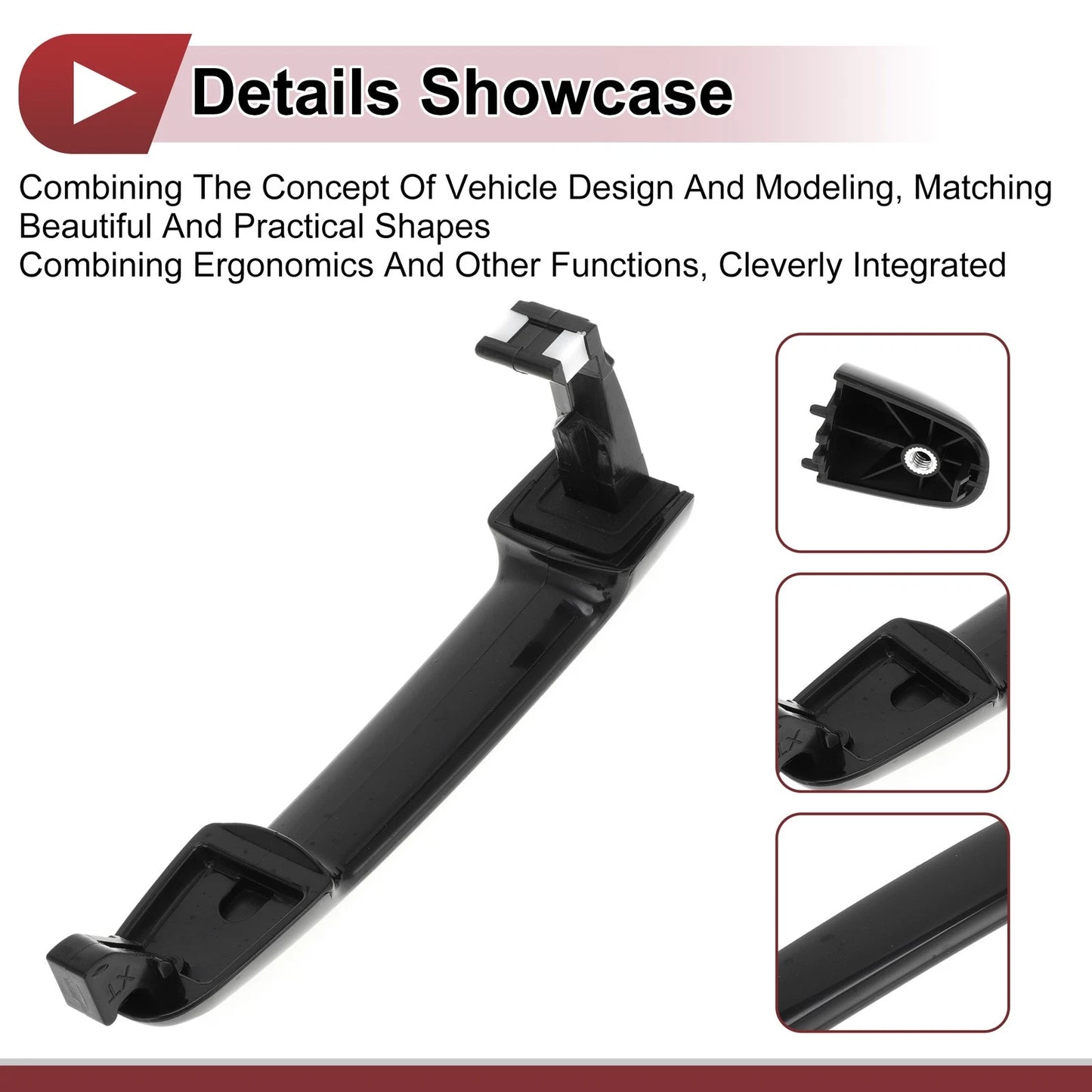 Car Door Handles Grip for Hyundai Sonata (2005–2010) No. 836523K000 Black