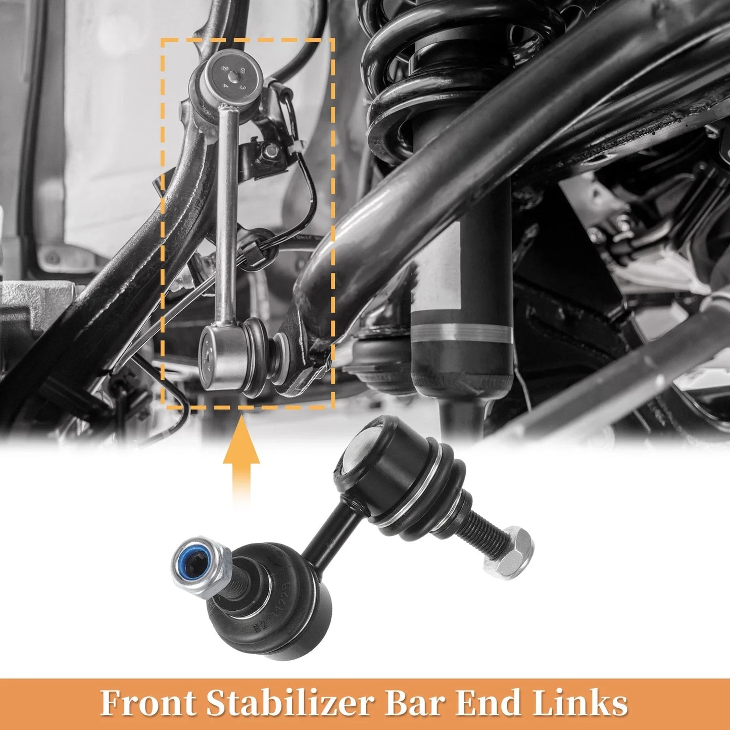 2 x Front Stabilizer Sway Bar Links for Acura EL (2001-2005)